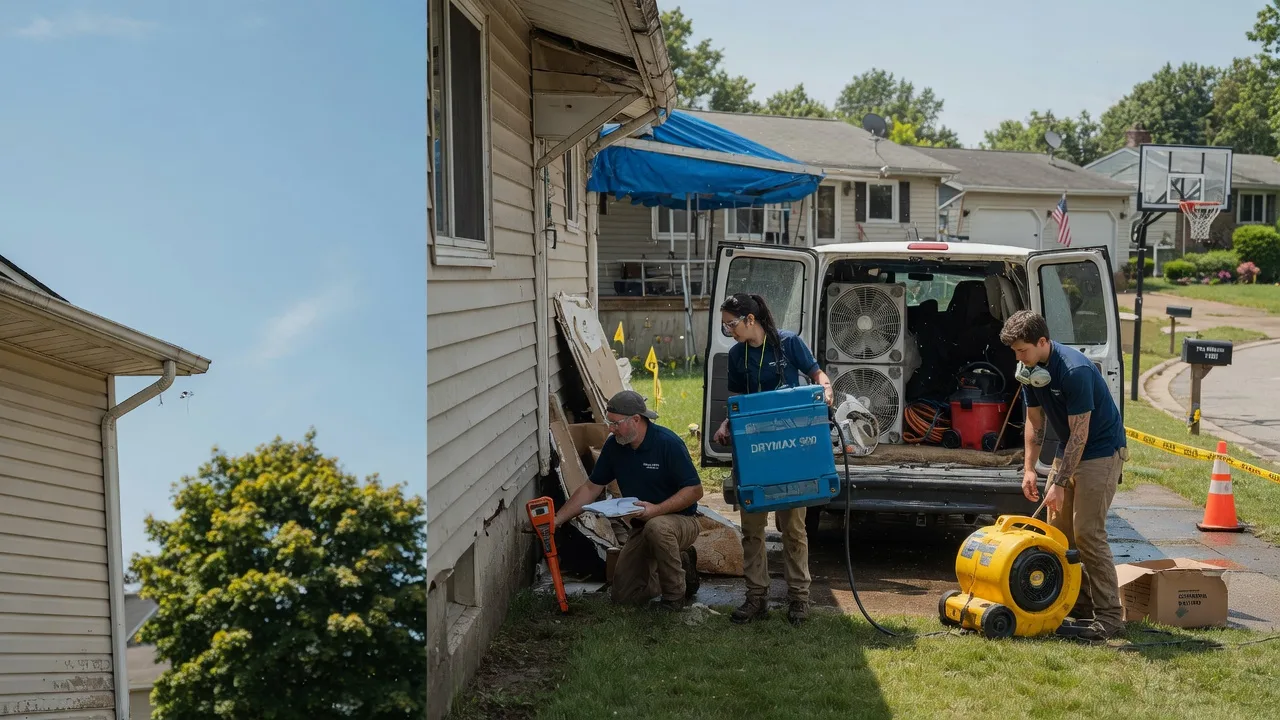 Ceiling Leak Cleanup in Hicksville, OH near me